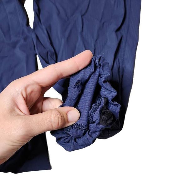 Lululemon lab dance studio pants blue black adjustable ankle 32" pants - Picture 9 of 11